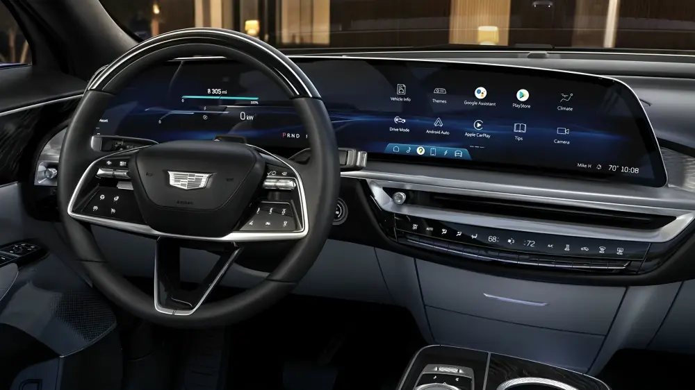 do the driving modes in cadillac lyriq offer different ranges or battery usages